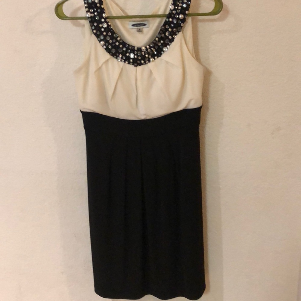 Black and white dress